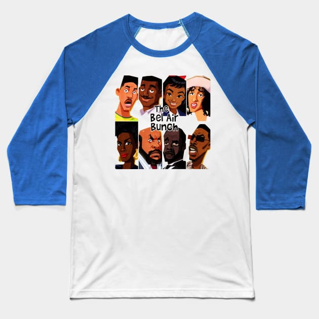 the bel air cartoon Baseball T-Shirt by gokilshop